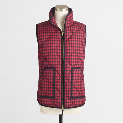 Factory novelty quilted puffer vest | J.Crew US
