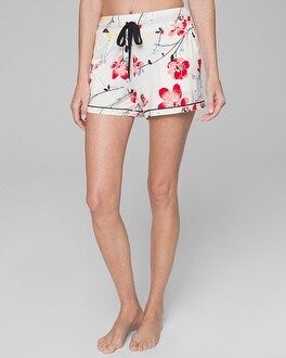 Pajama Shorts with Grosgrain Trim | Soma Intimates