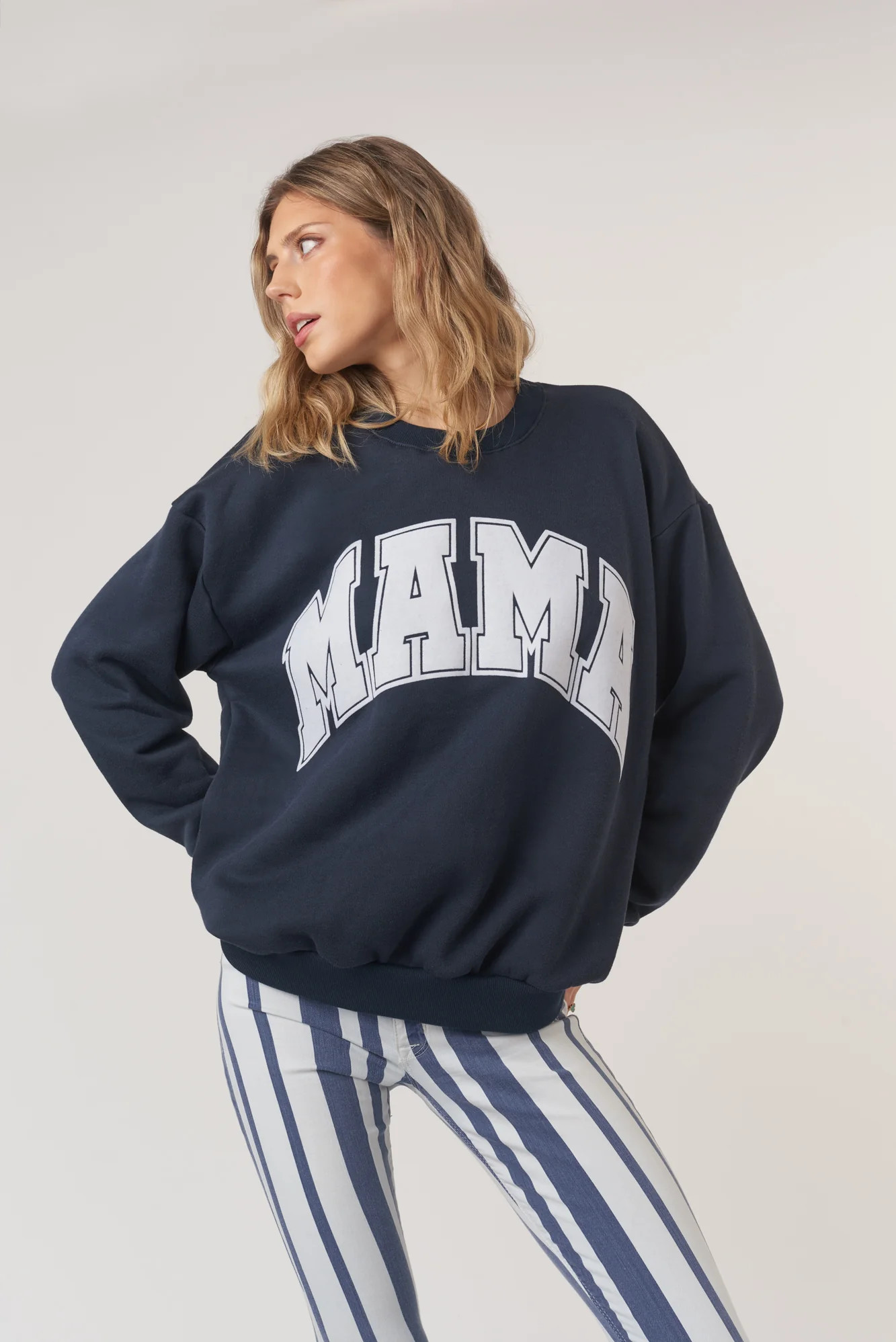 Flocked Mama Sweatshirt | Project Social T