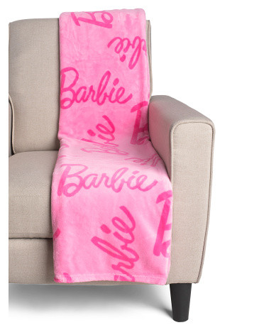 Oversized Barbie In Repeat Throw | TJ Maxx