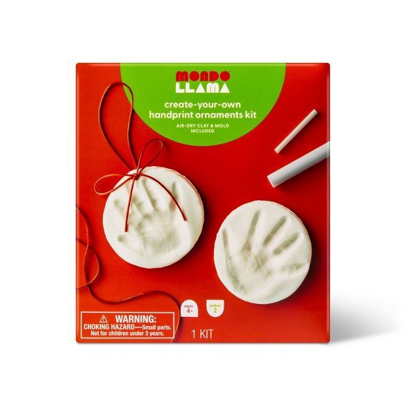 2pk Hand Print Ornament Kit - Mondo Llama™ | Target