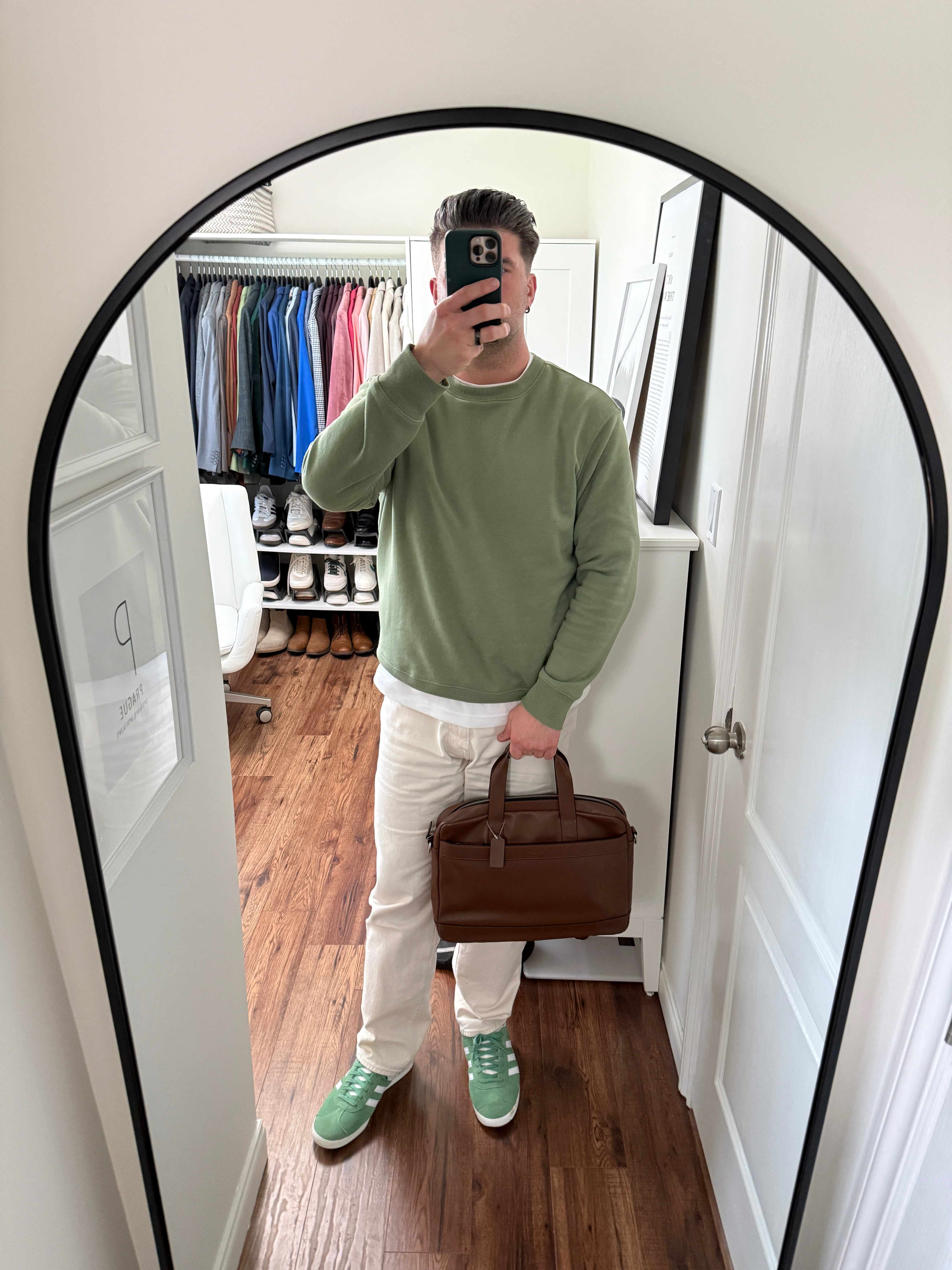 Green for spring - how original. 

 #LTKMidsize #LTKFindsUnder50 #LTKMens