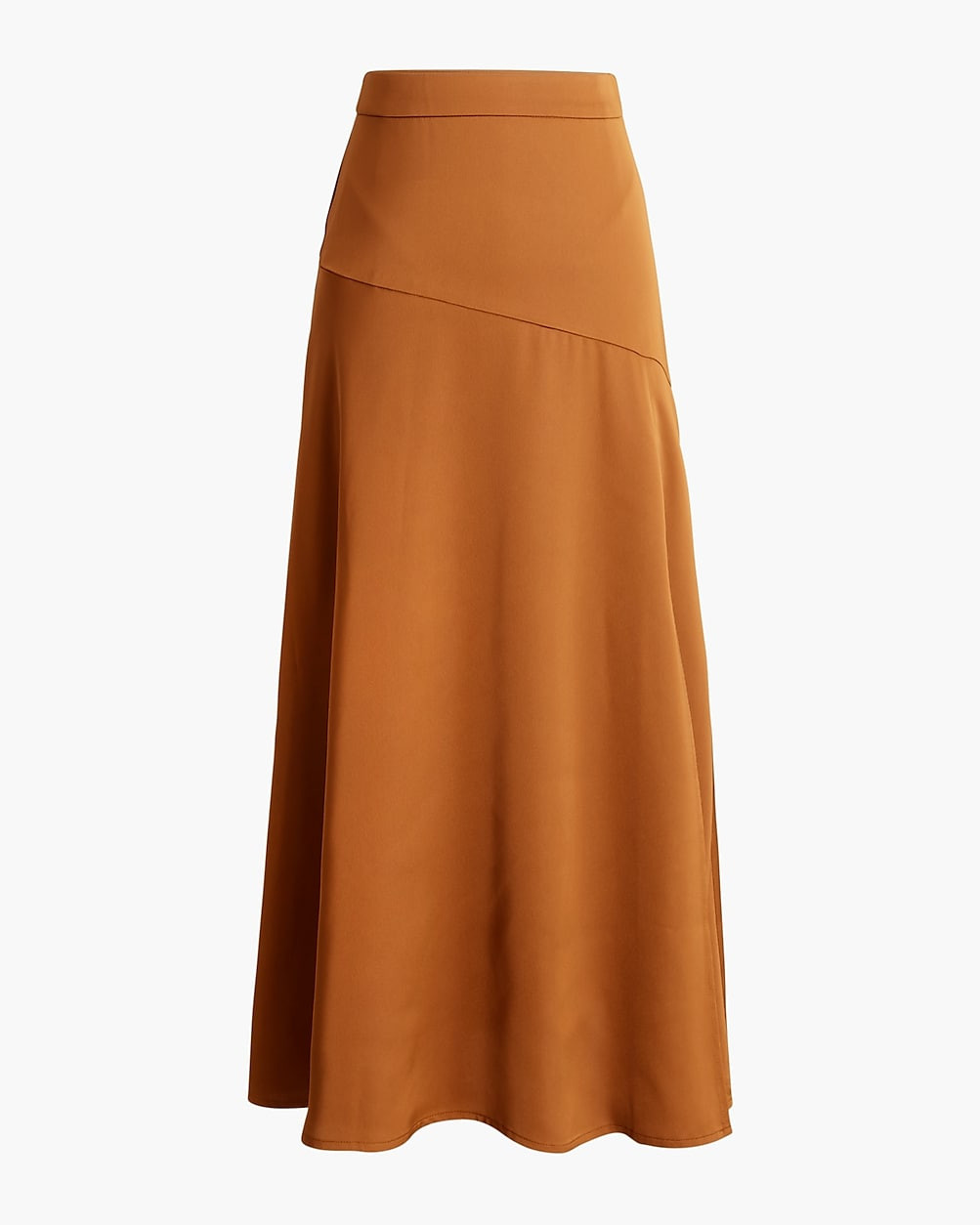 Midi slip skirt with slit | J.Crew Factory