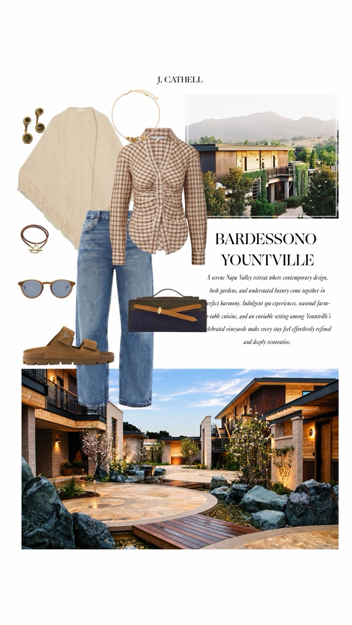 🍷 Napa Valley in the fall just might be wine country at its best.

In my Napa Valley Fall Style Guide, I’m sharing where to stay, what to wear, and the outfits I’d plan for every moment of the trip—from vineyard tastings and alfresco lunches to golden-hour cocktails, elevated dinners, and one last farewell brunch.

Think rich autumn tones, beautiful layers, suede and woven accessories, polished denim, and effortless pieces that feel perfectly at home among the vines. Tap to shop the looks and plan your own chic fall escape to Napa. 🍂✨

#LTKStyle #NapaValley #NapaStyle #WineCountryStyle #FallOutfits #FallTravel #WineCountry #TravelStyle #AutumnStyle #OutfitInspiration

#LTKTravel #LTKSeasonal #LTKOver40 #LTKTravel