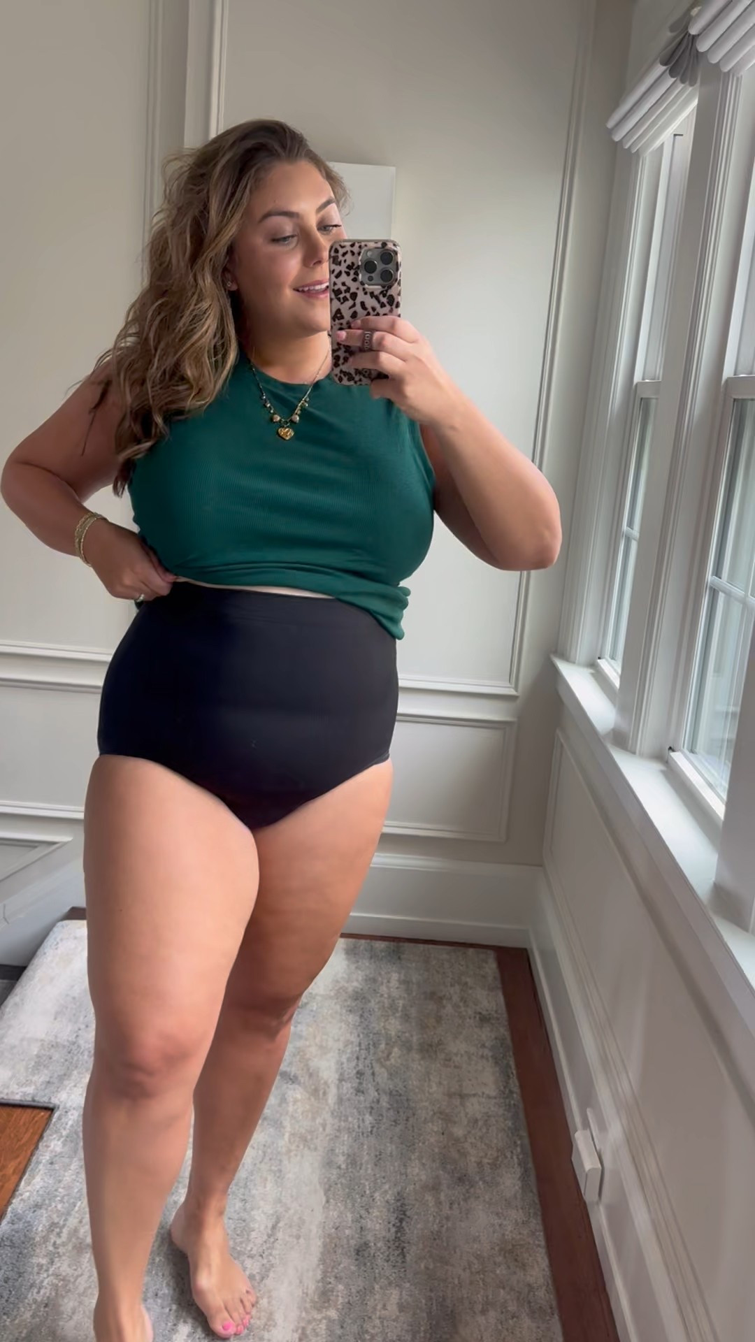 Wearing High-rise panty, but also love mid rise  - wearing size XL/2XL in panty & XXL tall in tank. Use CARALYN20 at checkout for 20% off! 

#LTKMidsize #LTKSaleAlert #LTKStyleTip