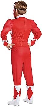 Amazon.com: Disguise Red Ranger Classic Muscle Child Costume, Red, Medium/(7-8) : Disguise: Cloth... | Amazon (US)
