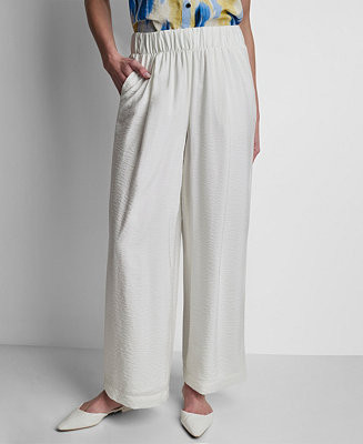 DKNY Women's High-Rise Pull-On Ankle Pants - Macy's | Macy's