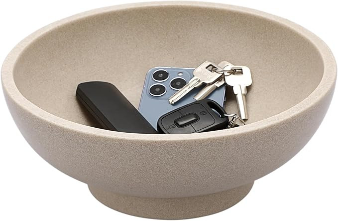 Key Bowls for Entryway Table 10.6" Large Decorative Bowl Fruit Bowl Modern Key Holder Bowls Pedes... | Amazon (US)