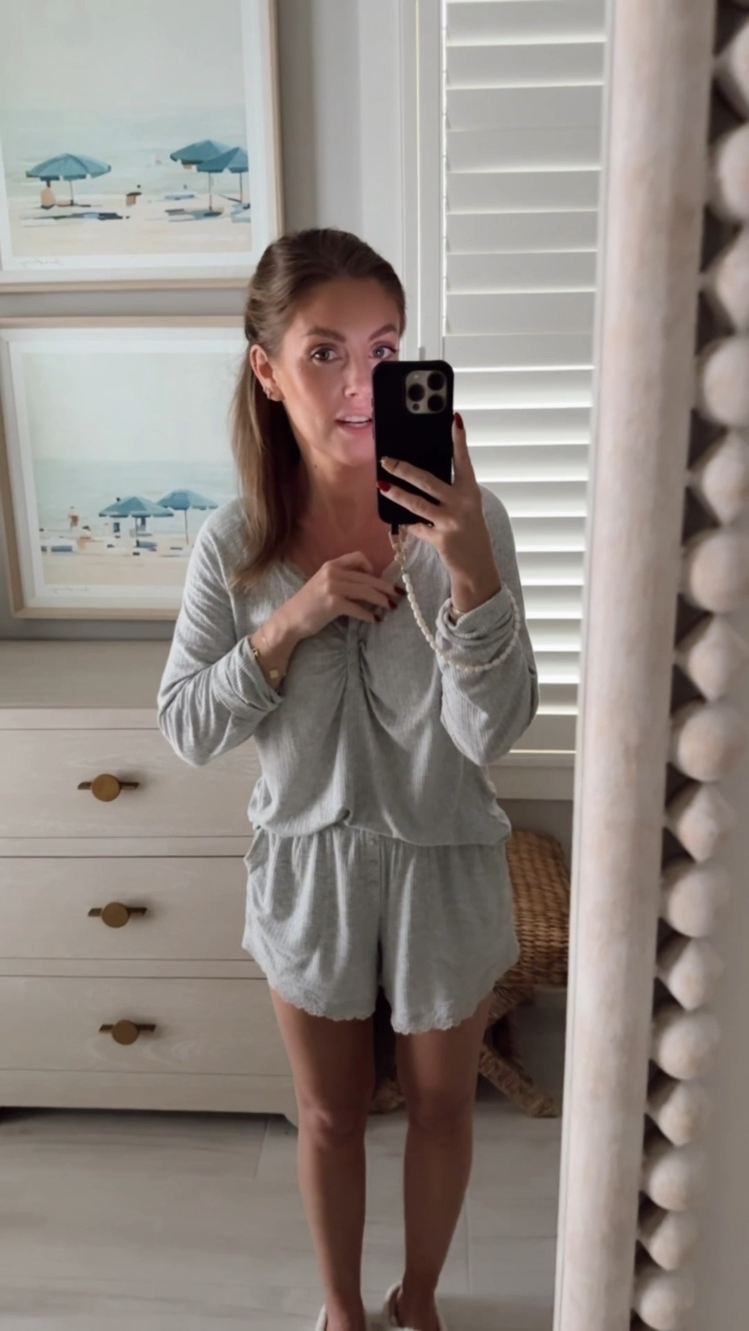 My pajamas are on MAJOR sale and still in stock! Small top / XS shorts 🩶

#LTKPetite #LTKSaleAlert #LTKFindsUnder50