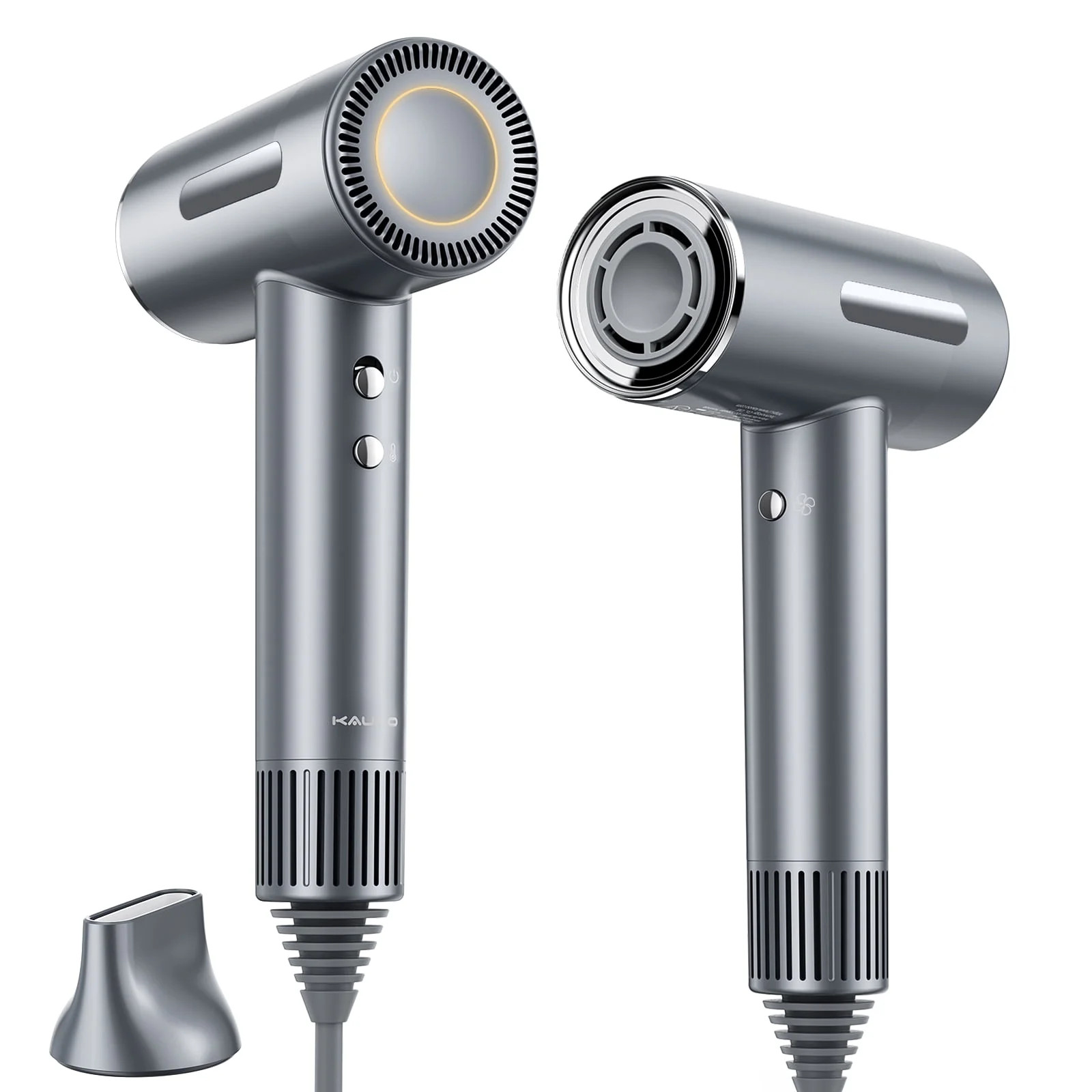 Kauoo Ionic Hair Dryer, High Speed Blow Dryer & 110,000 RPM Brushless Motor for Fast Drying, Gray | Walmart (US)