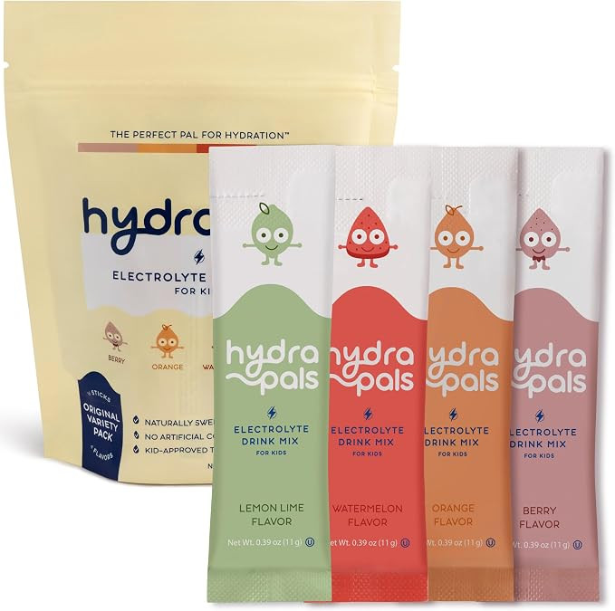 Kids Electrolyte Powder – 16 Count Variety Pack – Hydration Drink Mix for Kids – Berry, Ora... | Amazon (US)