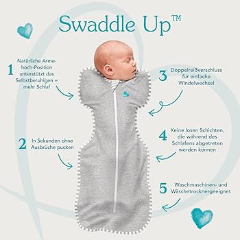 Love to Dream Swaddle UP, Baby Sleep Sack, Self-Soothing Swaddles for Newborns, Improves Sleep, S... | Amazon (US)