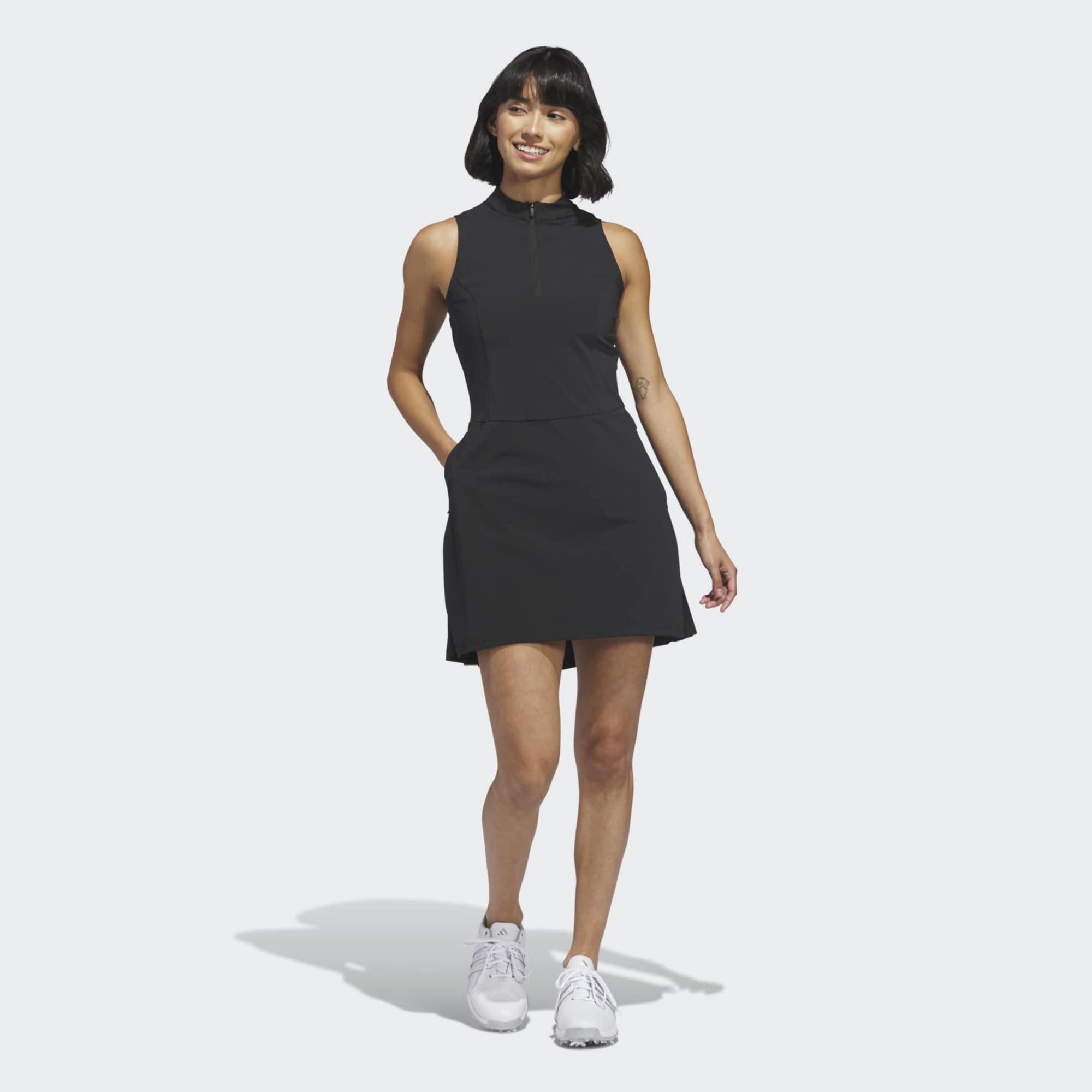 adidas Women's Ultimate365 Tour Golf Dress, Large, Black | Golf Galaxy