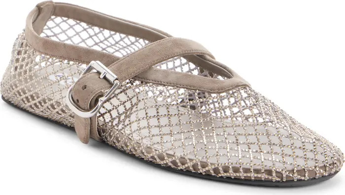Fishnet Mary Jane Flat (Women) | Nordstrom