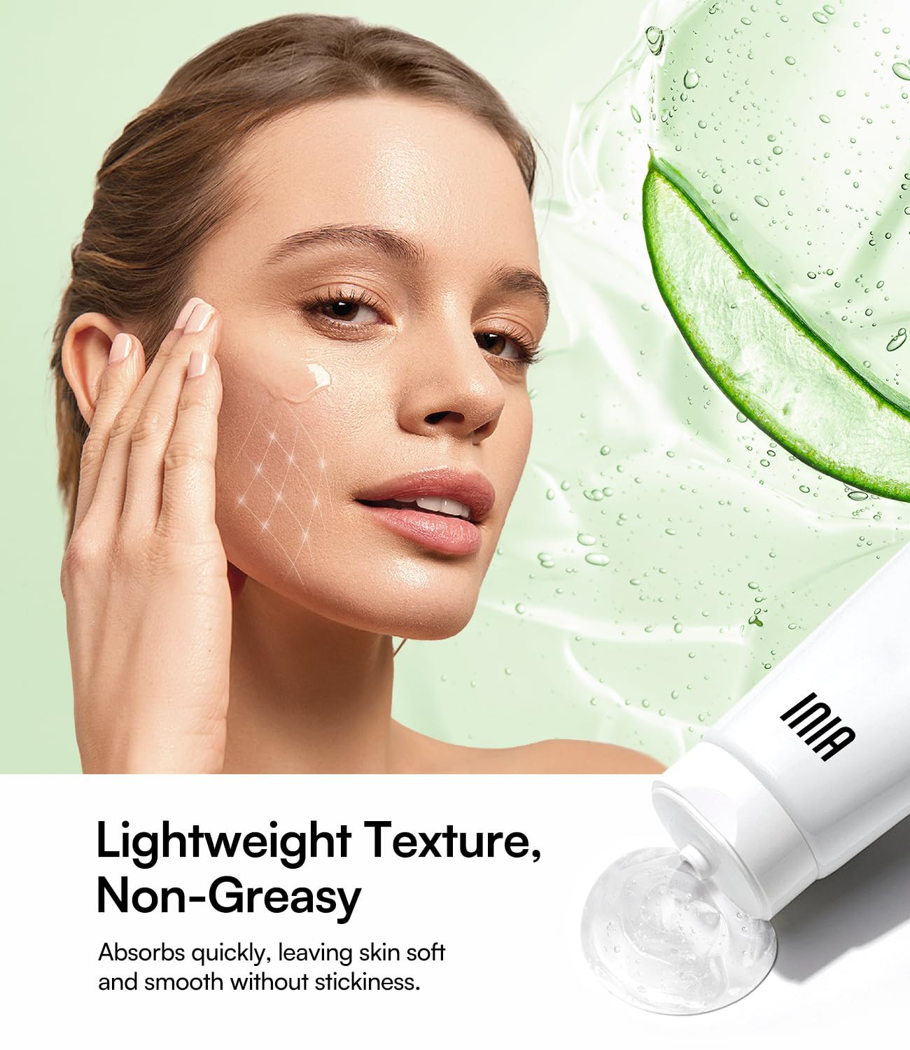 INIA Conductive Gel for Facial and Body Skin Care Machines – Hydrating Gel Primer with Hyaluron... | Amazon (US)