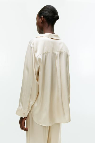 Relaxed Silk Shirt | H&M (UK, MY, IN, SG, PH, TW, HK)
