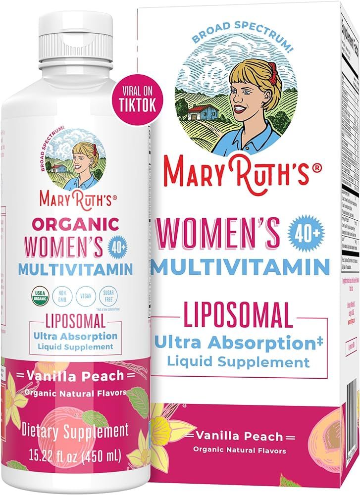 MaryRuth Organics Vitamin Drop for Women 40+ | Sugar Free Multivitamin Liquid | Immune Support Su... | Amazon (US)