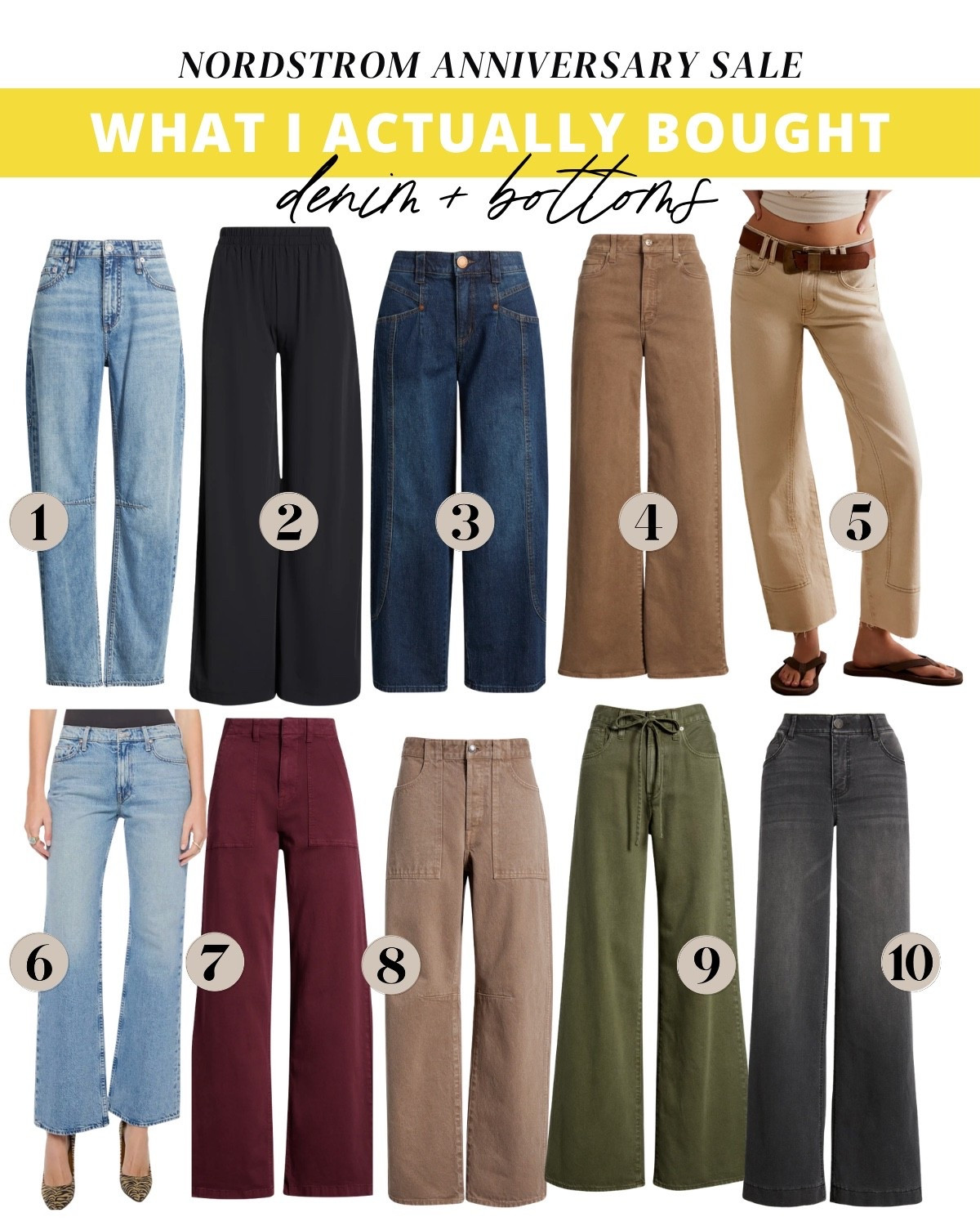 Here’s what I bought for bottoms in Nordstrom Anniversary Sale! #nsale

#LTKSaleAlert #LTKootd