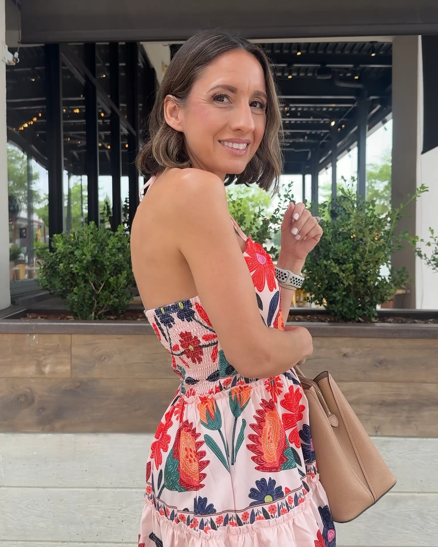 Floerns Floral Halter Mini Dress | Petite Friendly Resort & Vacation Dress

This floral halter mini dress is such a fun find for summer vacations, beach trips, brunch, or tropical getaways. I’m 5’0”, and the mini length works well without overwhelming a petite frame. The lightweight fabric and flattering milkmaid-inspired silhouette make it comfortable for hot weather while still looking polished.

Style it with neutral sandals, a woven bag, and simple gold jewelry for an effortless vacation outfit. It’s also a great option for cruises, resort dinners, summer parties, or packing in your carry-on.

petite vacation dress, floral mini dress, resort wear, beach vacation outfit, tropical dress, summer dress, brunch outfit, vacation style, affordable fashion, petite style.

#LTKOver40 #LTKPetite #LTKootd