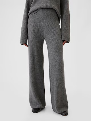 CashSoft Shaker-Stitch Sweater Pants | Gap (US)