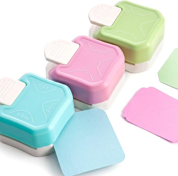 Koogel 3PCS 3in1 Corner Punch Set, (Rounder + Beauty Shape + Chamfer Edges) | Amazon (US)