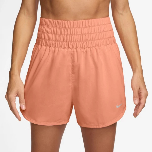 Women's Nike Dri-FIT One Ultra High-Waisted Shorts XLarge Apricot Agate/Htr/Reflective Silv | Scheels