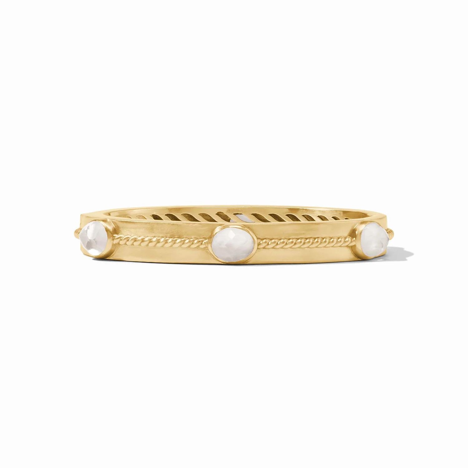 Nassau Stone Hinge Bangle | Julie Vos