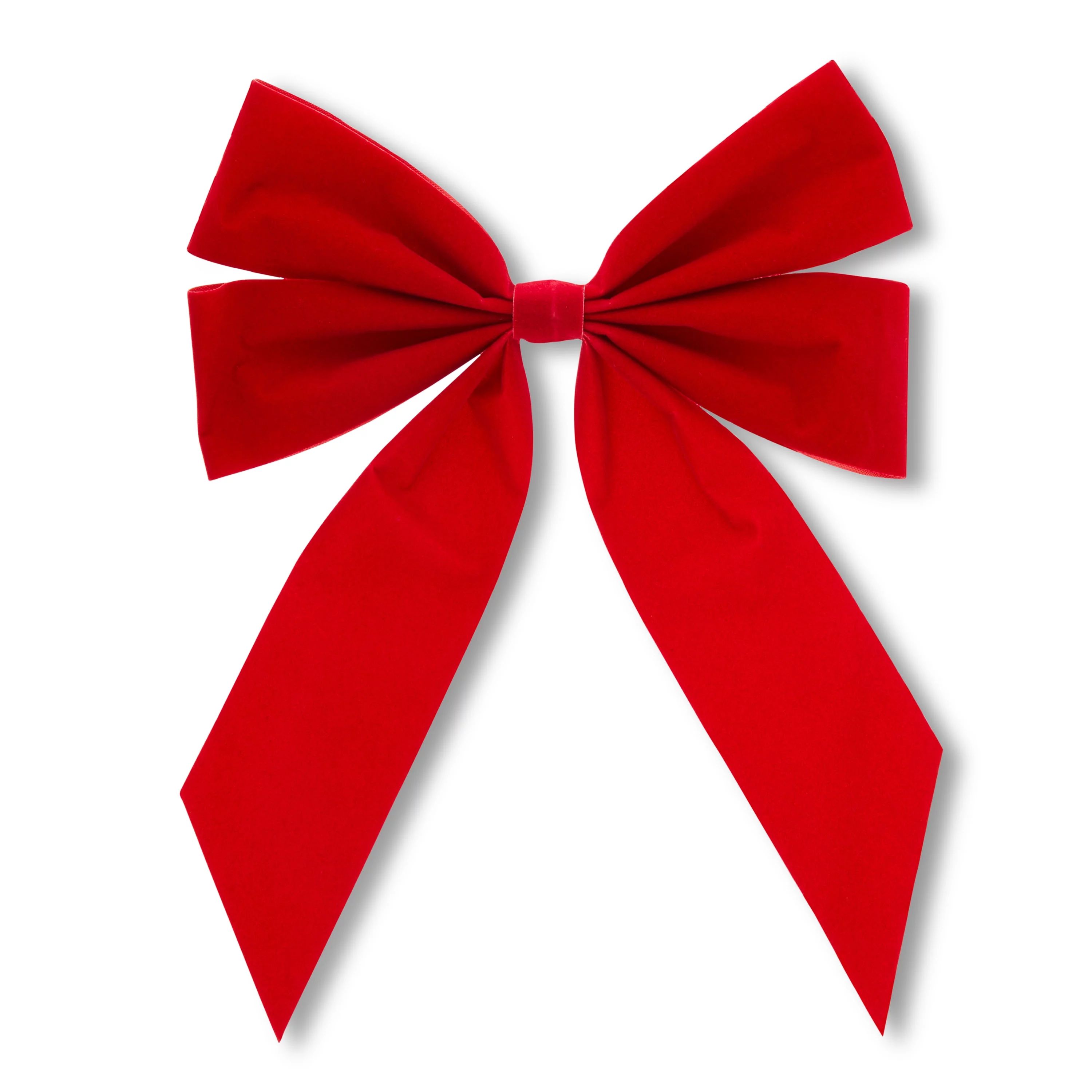 Red Velvet Bows, 3 Count, by Holiday Time | Walmart (US)