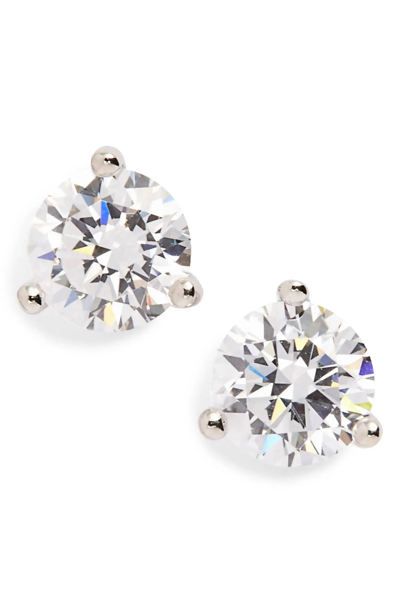 Nordstrom Cubic Zirconia Stud Earrings - 1.0ct. | Nordstrom | Nordstrom