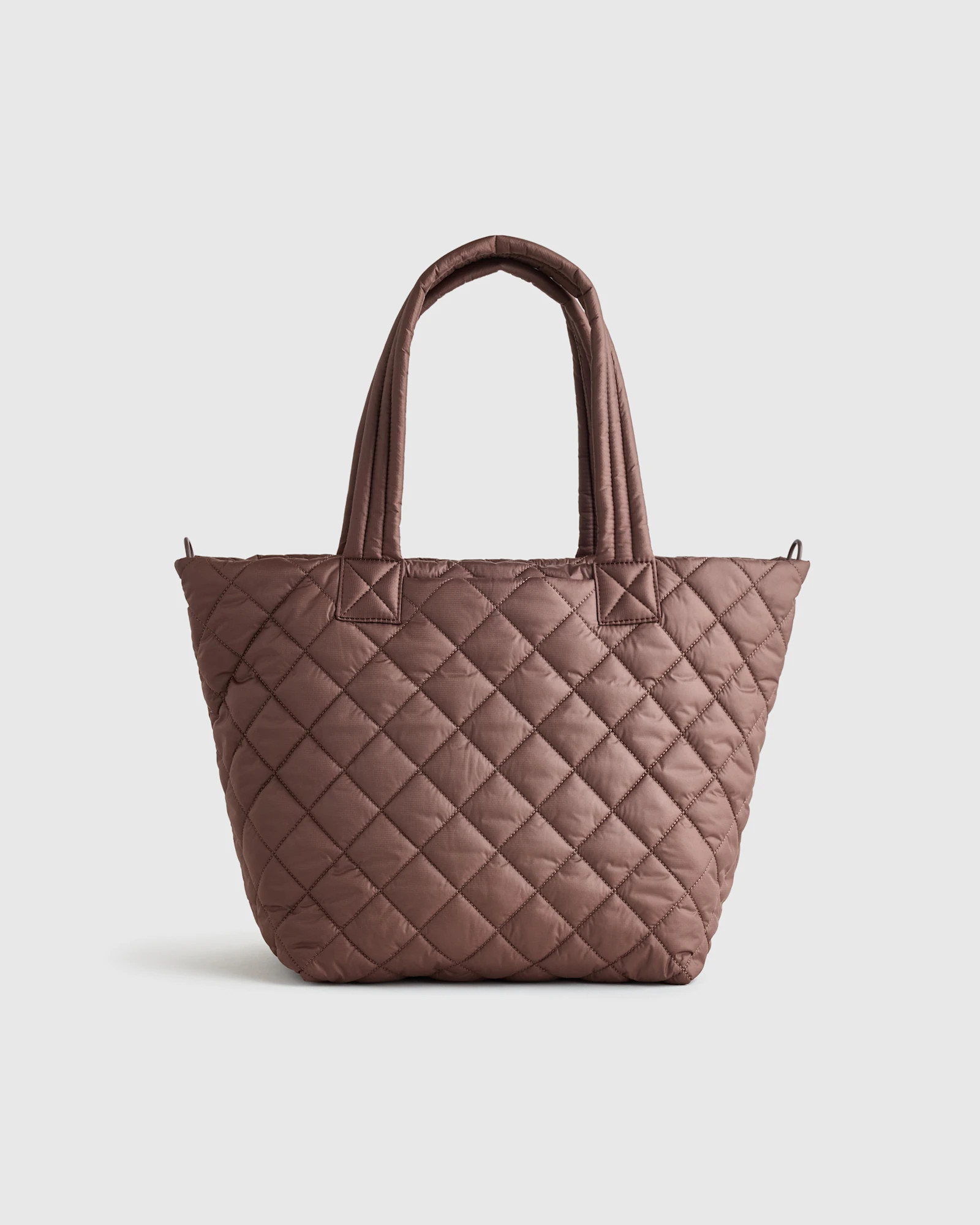Quince | Women's Transit Quilted Carry-All Tote in Black, Recycled Polyester | Quince