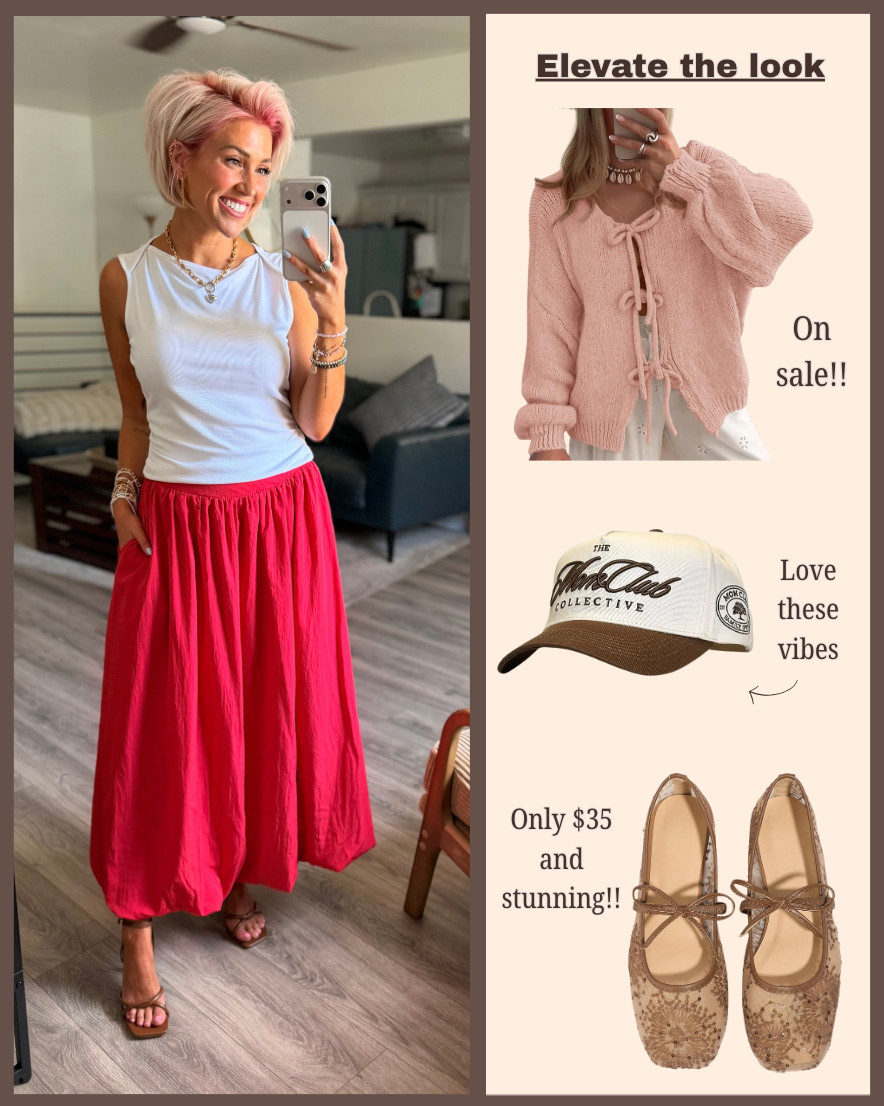 Elevate this look for fall with these chic finds!! This hat is so fun and the detail on the shoes... perfection! 

 #LTKootd #LTKSeasonal #LTKSaleAlert