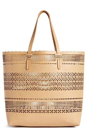 Chelsea28 Casey Geometric Cutout Faux Leather Tote & Pouch - | Nordstrom