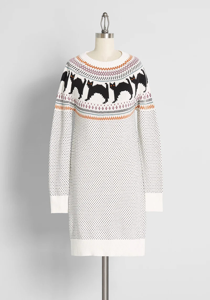 Hiss! Hiss! Hooray! Sweater Dress | ModCloth