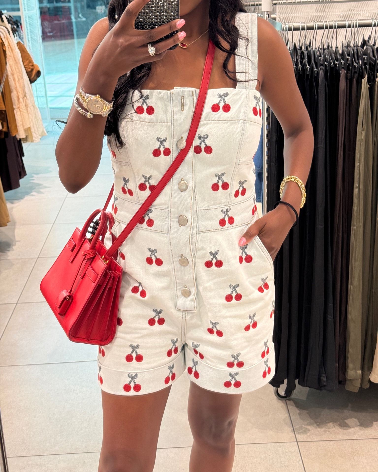 Summer romper is true to size. Wearing a small. 

Spring Outfits, Spring Outfits 2026, Summer Outfits, Summer Outfits 2026, Summer Romper, Farm Rio, Ootd, 

#LTKOver40

#LTKootd #LTKMothersDay
