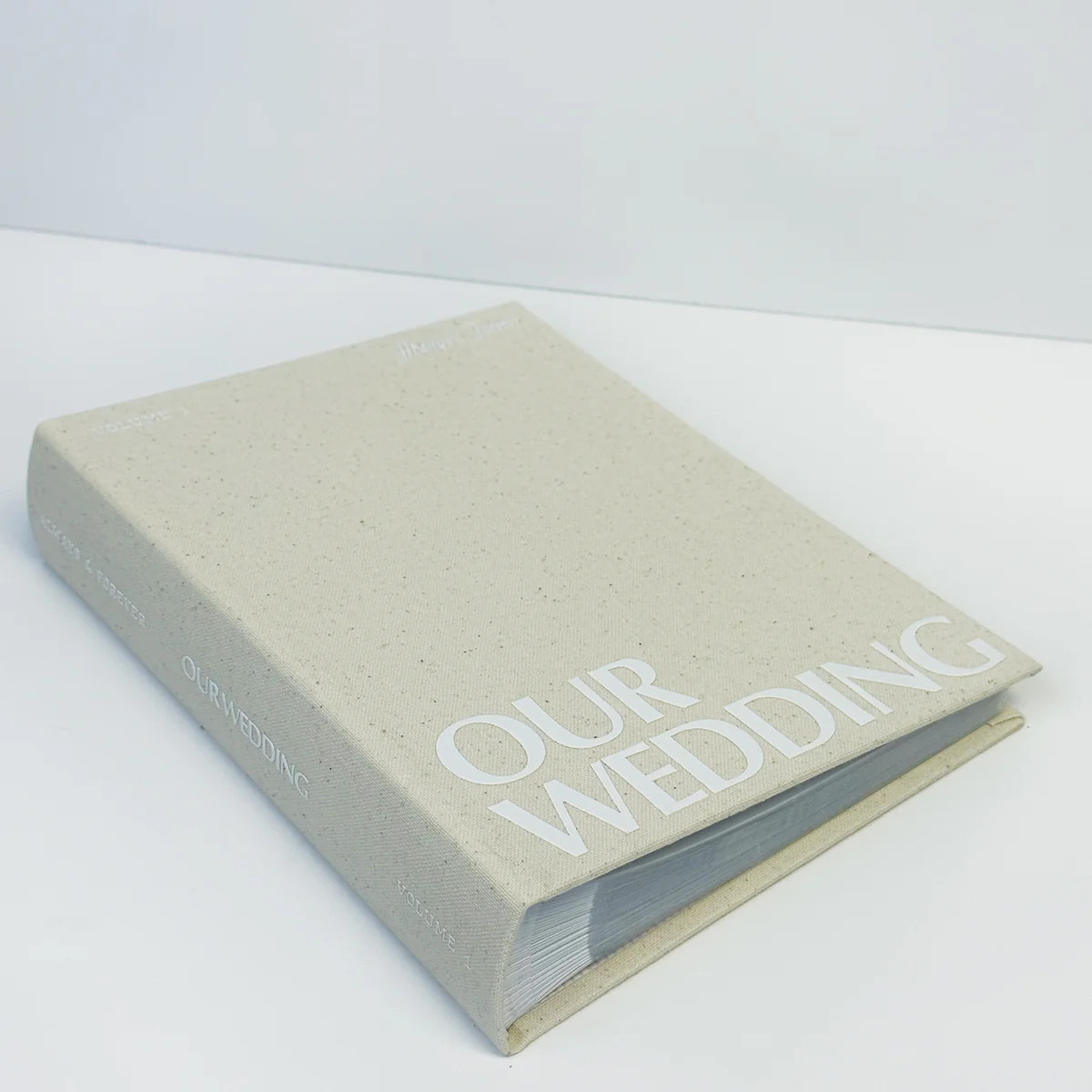 Wedding Photo Album in classic linen | The Ceremony Club