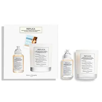 Maison Margiela - Replica - Beachwalk Candle Set - Fresh Scent - With Bergamot, Ylang Ylang & Coc... | Amazon (US)