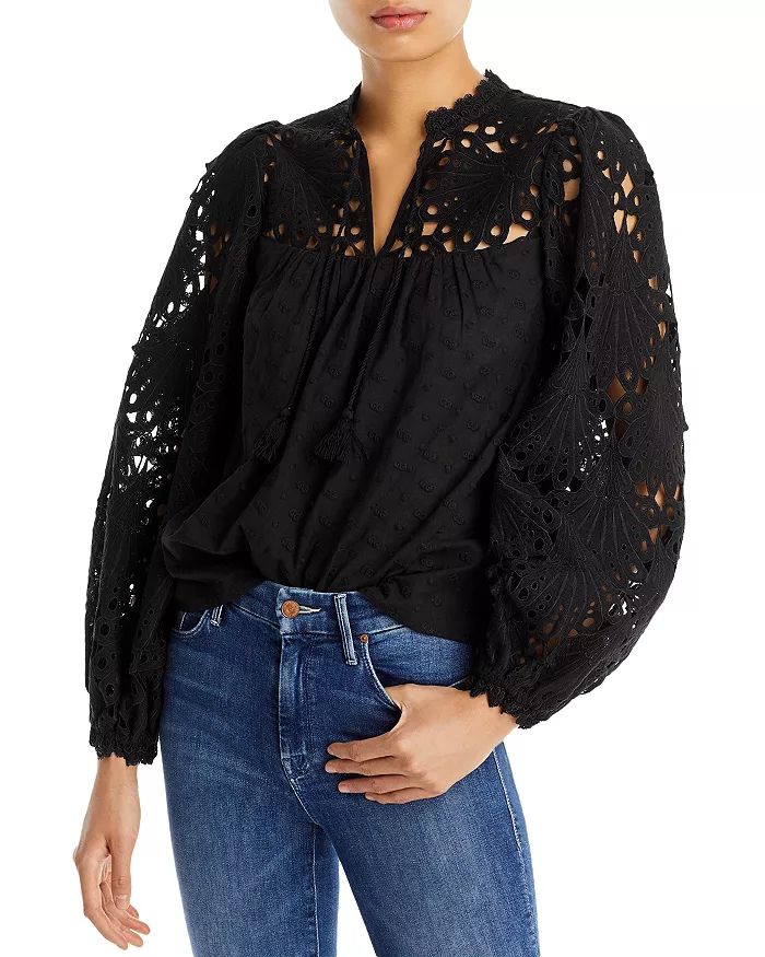 Lace Tassel Top - 100% Exclusive | Bloomingdale's (US)