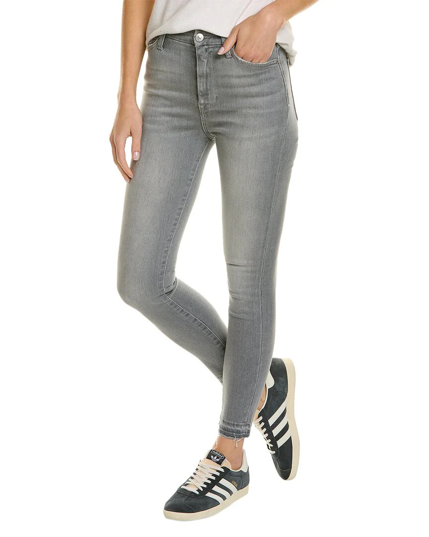 7 For All Mankind High-Waist Alder Grey Ankle Skinny Jean | Shop Simon