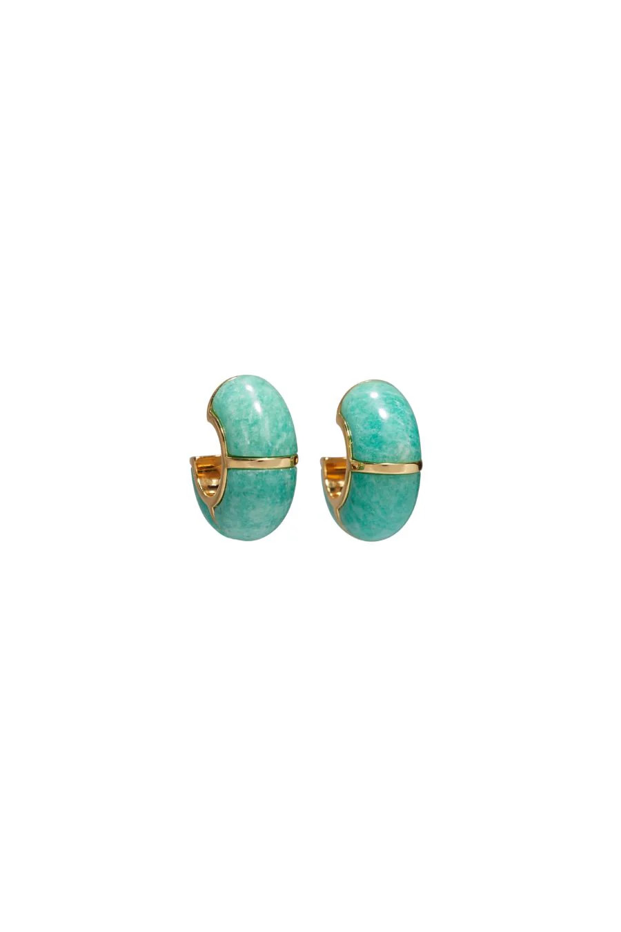 Zellige Hoops in Amazonite | Bunny & Babe