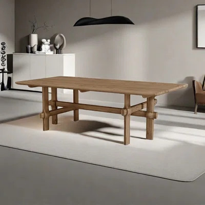 Solid wood ash unique dining table | Wayfair North America