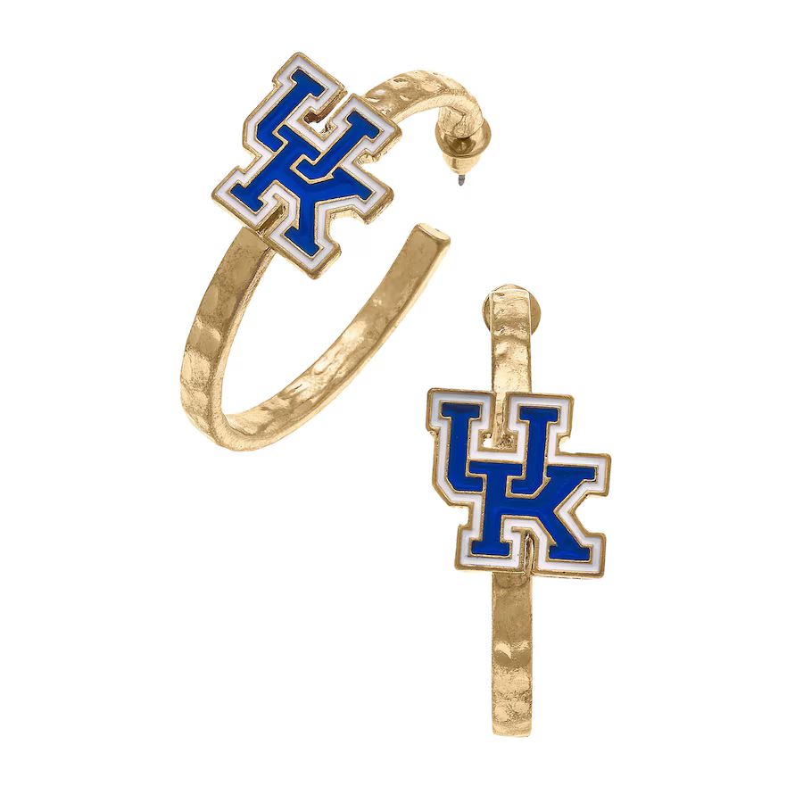 Kentucky Wildcats Women's Enamel Logo Hoop Earrings | Fanatics