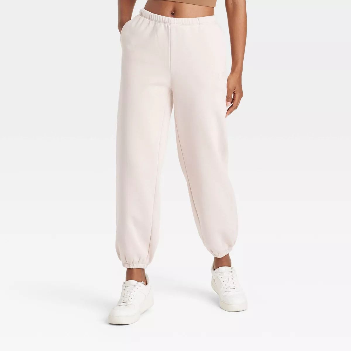 Women's Fleece Mid-Rise Cinched Jogger Sweatpant - JoyLab™ | Target