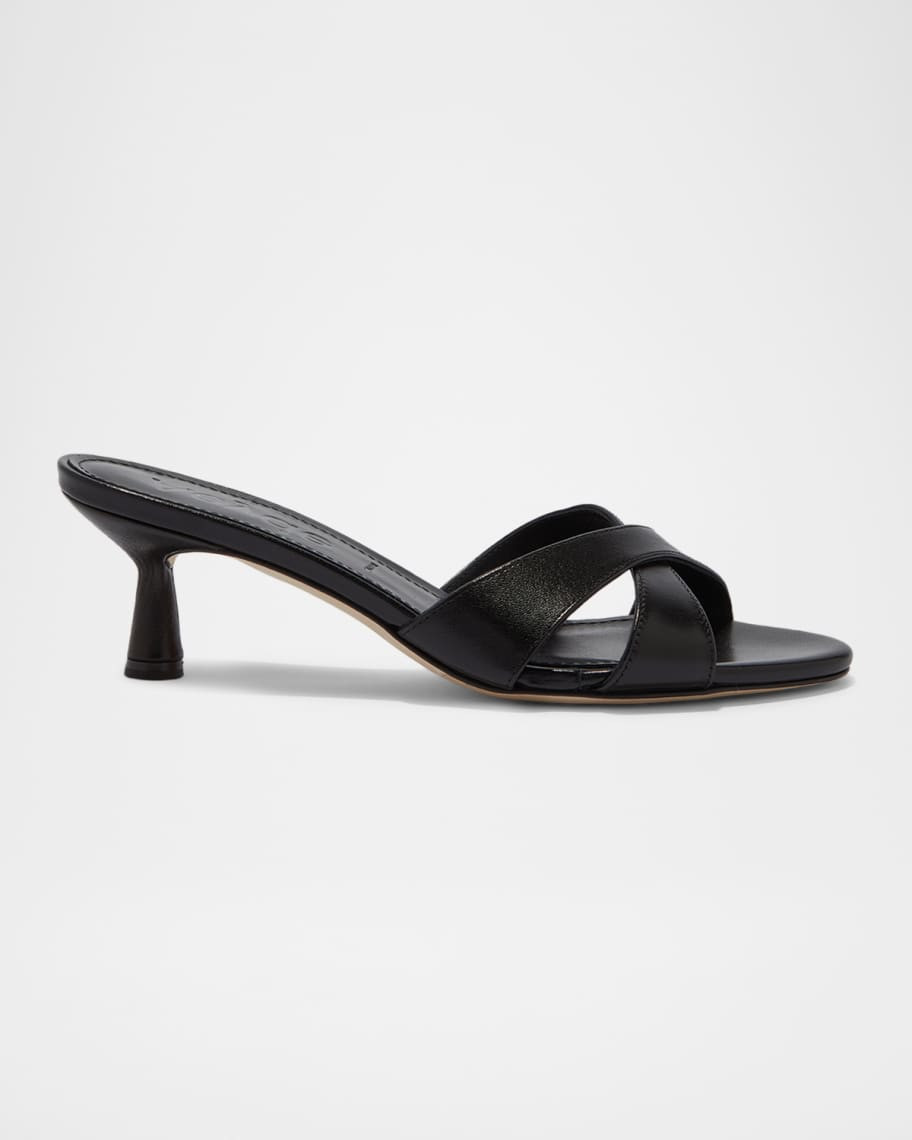 Aeyde 55mm Vero Nappa Leather Slide Sandals | Neiman Marcus