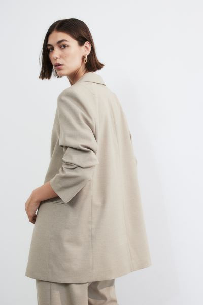 Gathered-sleeve jacket | H&M (UK, MY, IN, SG, PH, TW, HK)