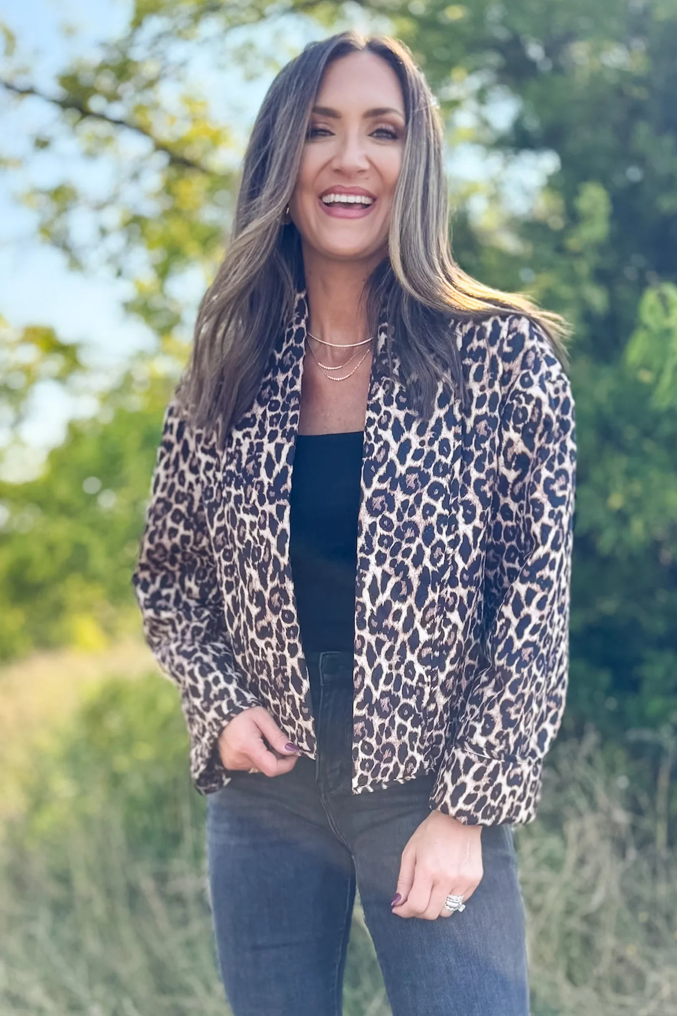 SSYS Wren Quilted Jacket In Animal *FINAL SALE* | SSYS