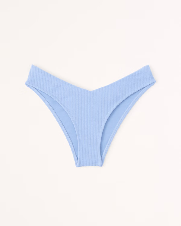 Terry Tall-Side High-Leg Cheeky Bottoms | Abercrombie & Fitch (US)