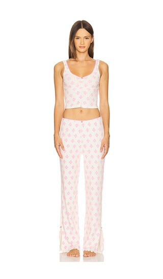 Free People Fresh In Love Lounge Set in Pink. - size XL | Revolve Clothing (Global)