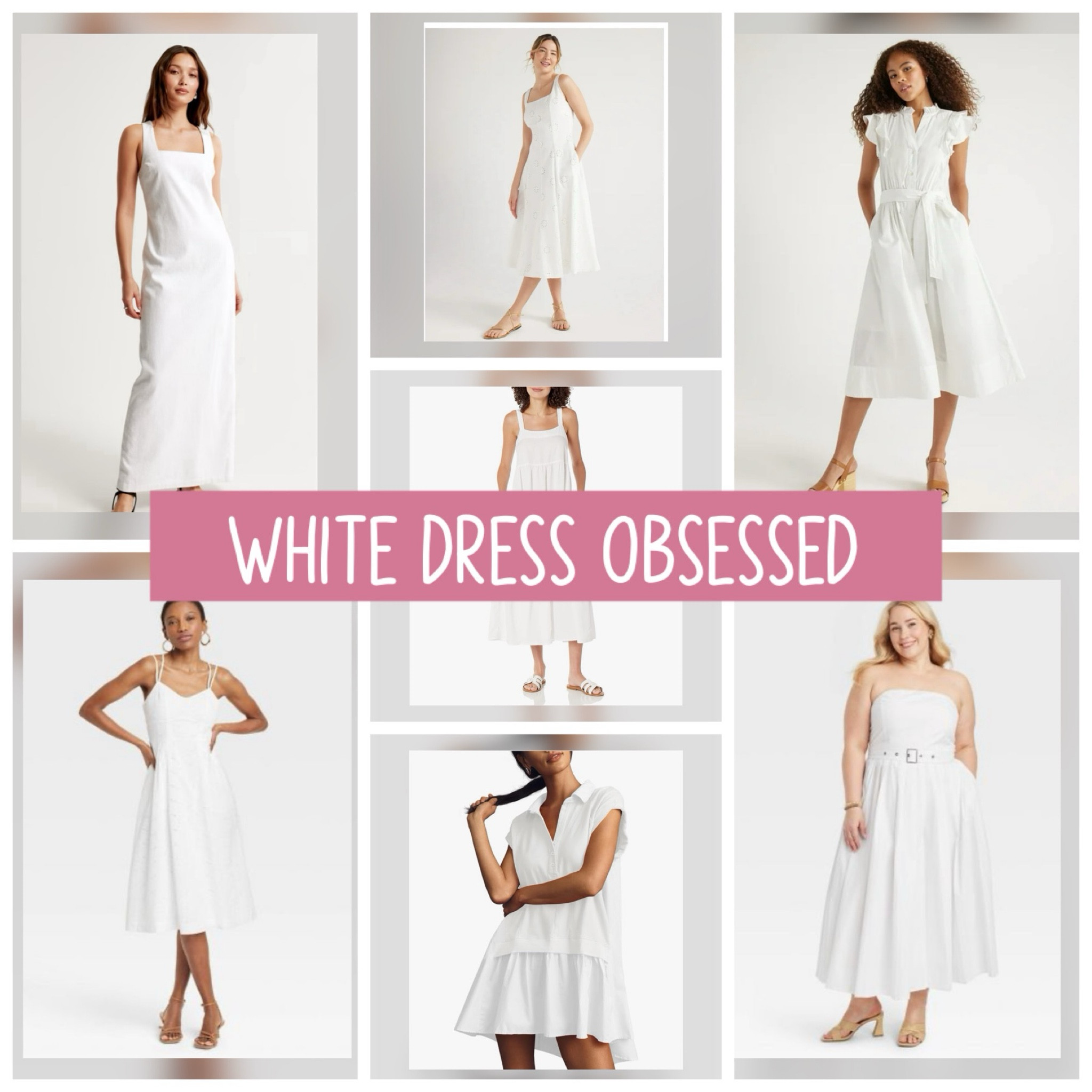 Some of my favorite white dresses of the season, graduation dress, vacation dress, honeymoon dress, wedding shower dress 

#LTKOver40 #LTKFindsUnder50 #LTKFindsUnder100