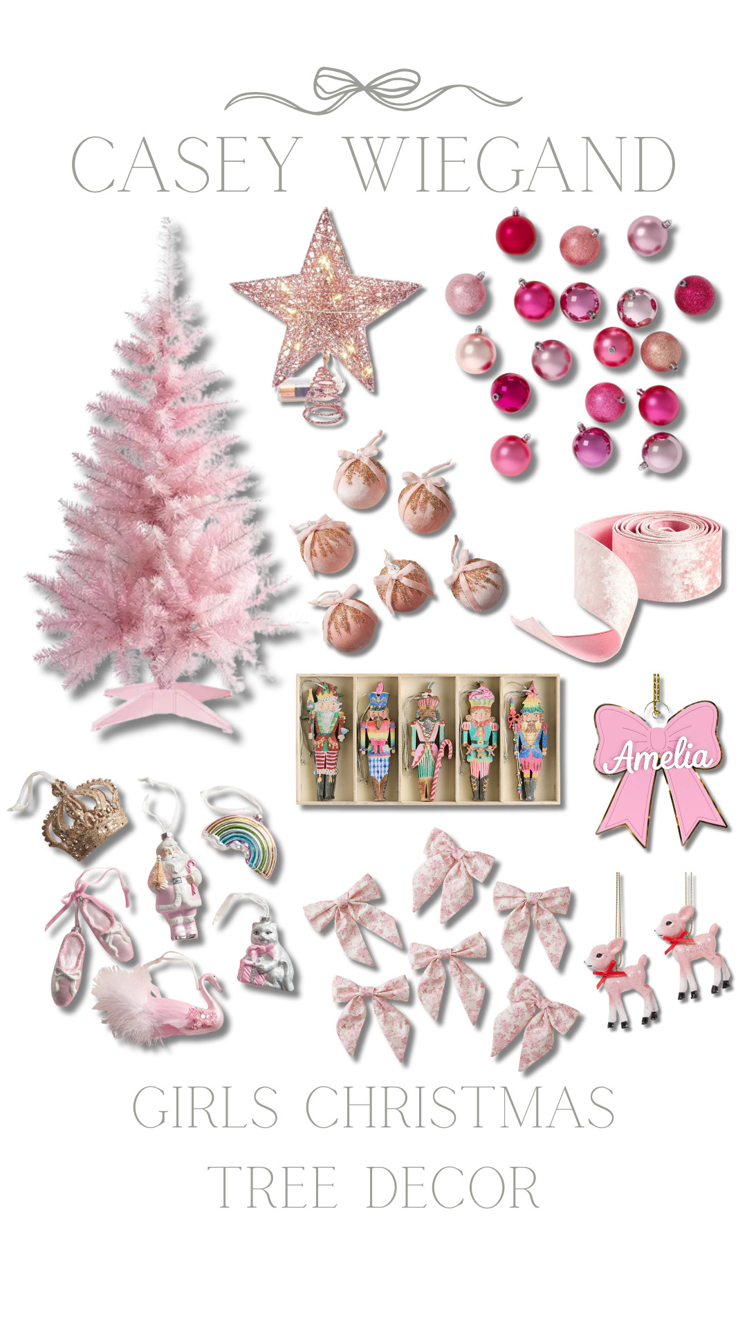 Girly Christmas magic! A pink tree full of shimmer and cozy charm. Shop all the ornaments + decor on LTK!  

 #LTKHoliday #LTKSeasonal #LTKKids