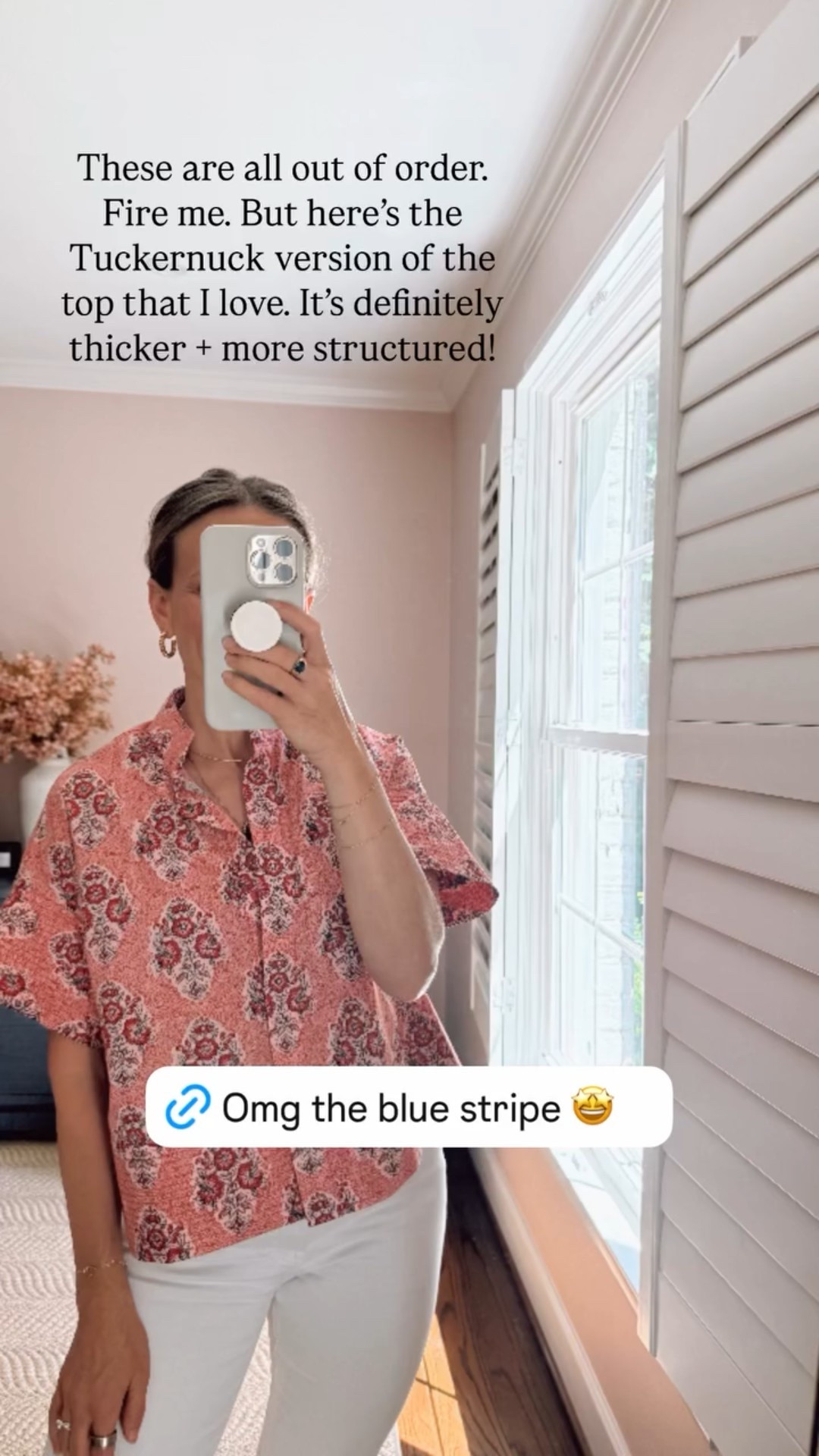 Here’s the Tuckernuck version of the top that I love. It’s definitely thicker + more structured! 

#LTKSeasonal #LTKStyleTip